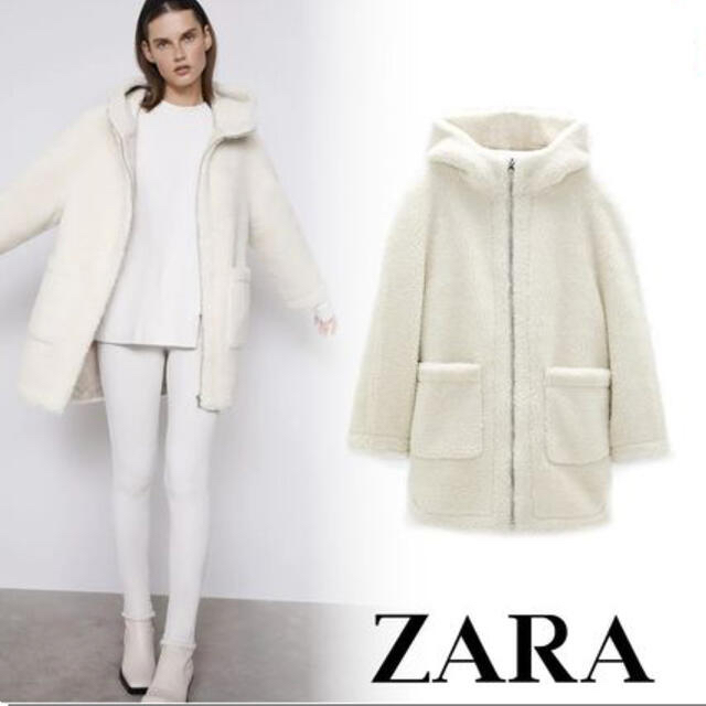 ZARA(ザラ)のZARA ボアコート レディースのジャケット/アウター(その他)の商品写真