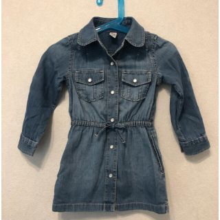 ベビーギャップ(babyGAP)のデニムワンピースシャツ(シャツ/カットソー)