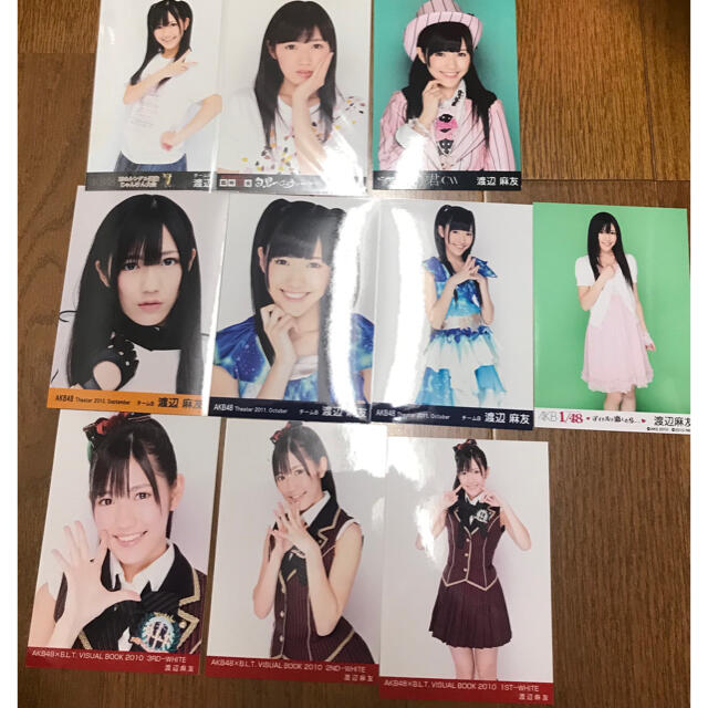 AKB48 渡辺麻友 生写真 まとめ売り エンタメ/ホビーのタレントグッズ(アイドルグッズ)の商品写真