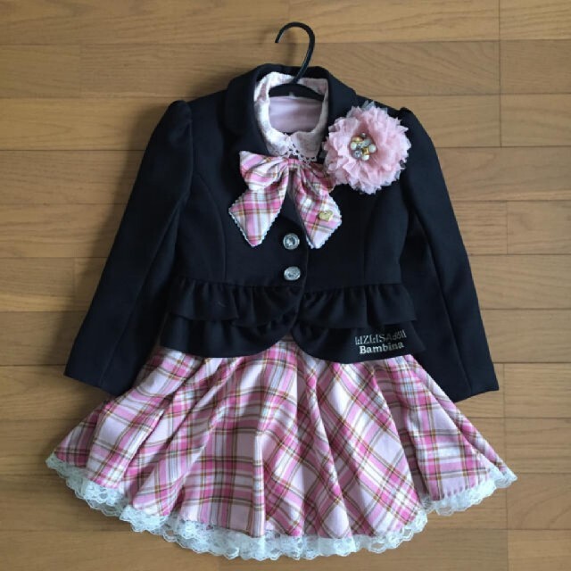 LIZ LISA(リズリサ)のLIZ LISA 入学式120 着画3枚目 キッズ/ベビー/マタニティのキッズ服女の子用(90cm~)(ドレス/フォーマル)の商品写真