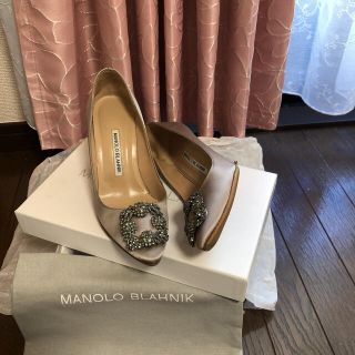 マノロブラニク(MANOLO BLAHNIK)のりう様ご専用 最終お値下！極美品！マノロブラニク♡王様ハンギシ♡絶妙上品カラー♡(ハイヒール/パンプス)