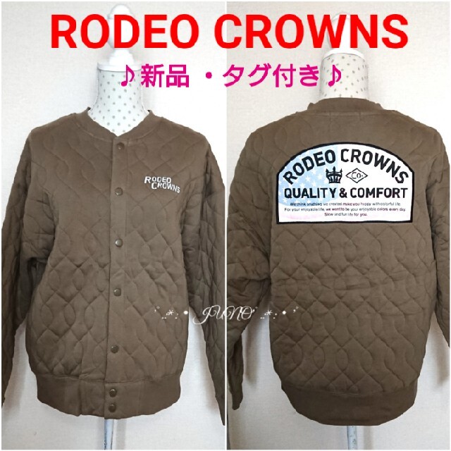 RODEO CROWNS(ロデオクラウンズ)のKAHスナップBZ♡RODEO CROWNS ロデオクラウンズ  新品 タグ付き レディースのジャケット/アウター(ブルゾン)の商品写真