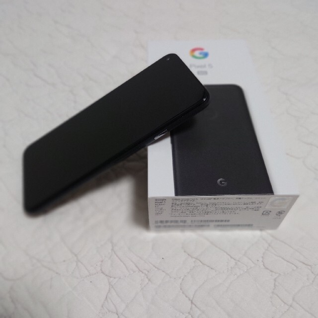 代理店正規品】 【中古極美】Google Pixel 5 SIMフリー [Just Black