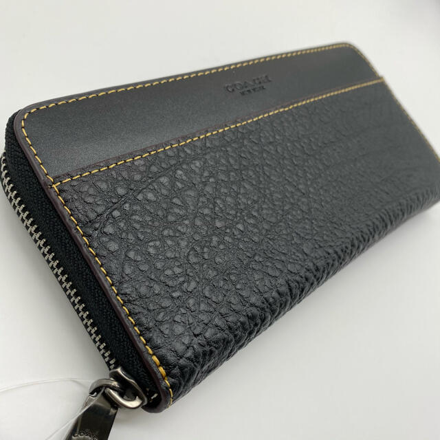 COACH(コーチ)のコーチ coach 長財布 シグネチャー ブラックラウンドファスナー メンズのファッション小物(長財布)の商品写真