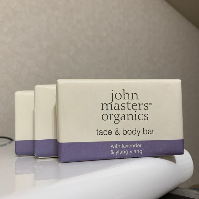 John Masters Organics(ジョンマスターオーガニック)のフェイス&ボディバー コスメ/美容のボディケア(ボディソープ/石鹸)の商品写真