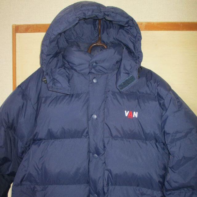 VAN Jacket(ヴァンヂャケット)のVAN JAC ダウンジャケット　　青　サイズ M メンズのジャケット/アウター(ダウンジャケット)の商品写真