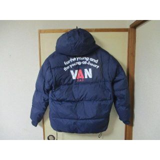 ヴァンヂャケット(VAN Jacket)のVAN JAC ダウンジャケット　　青　サイズ M(ダウンジャケット)