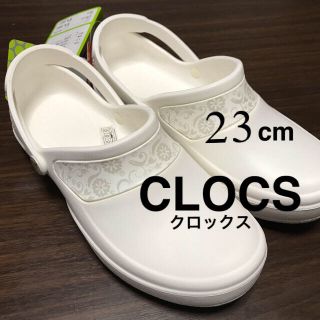 クロックス(crocs)のCLOCS マーシーワーク　白(サンダル)