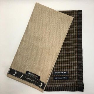 バーバリー(BURBERRY)のバーバリー ハンカチ 2枚 (01-2)(ハンカチ/ポケットチーフ)