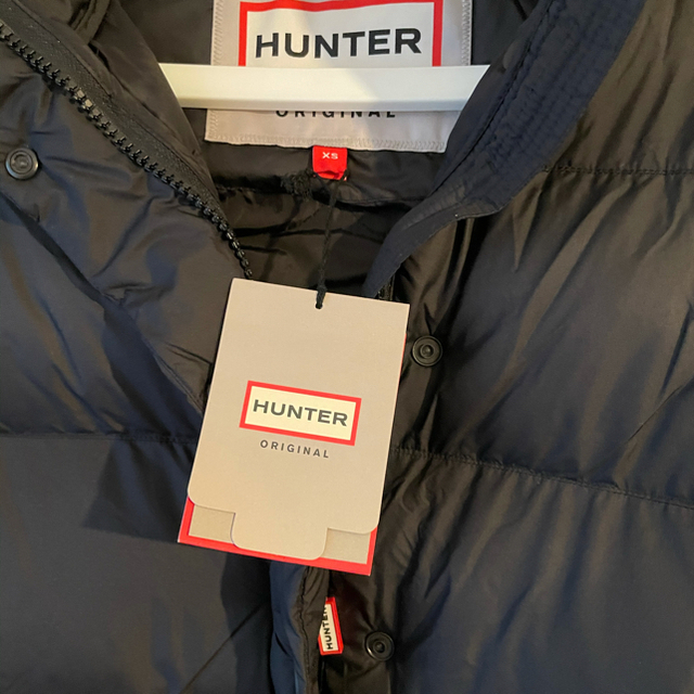 HUNTER(ハンター)の新品ハンターオリジナル　ウーメンズパファージャケット黒XS レディースのジャケット/アウター(ブルゾン)の商品写真