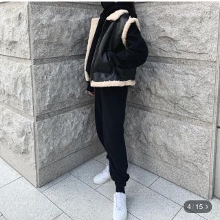 フェイクレザー ボア ベストの通販 by たけのこ's shop|ラクマ