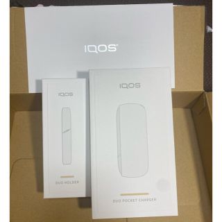 アイコス(IQOS)のiqos3 duo 新品交換品🌈ゴールド🌈(タバコグッズ)