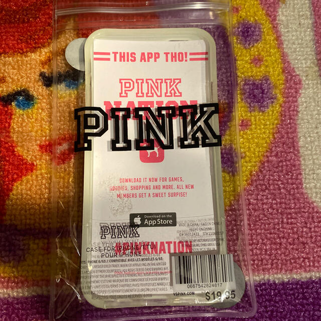 Victoria's Secret(ヴィクトリアズシークレット)のヴィクドリアシークレット★ピンク★PINK★iPhone6／6sケース スマホ/家電/カメラのスマホアクセサリー(iPhoneケース)の商品写真