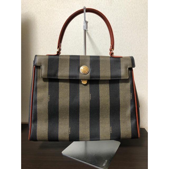 オールド FENDI フェンディ ペカン ハンドバッグ