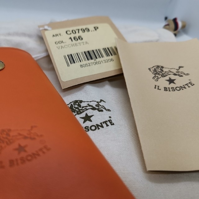 IL BISONTE(イルビゾンテ)の新品・正規品）イルビゾンテ（ IL BISONTE）オレンジ キーケース レディースのファッション小物(キーケース)の商品写真