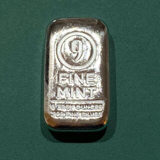 【純銀】5オンス銀インゴット（9fine mint）(その他)
