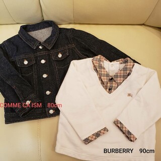 バーバリー(BURBERRY)のBURBERRY　COMME CA ISM　子供服(ジャケット/上着)