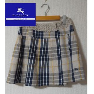 バーバリーブルーレーベル(BURBERRY BLUE LABEL)のBURBERRY BLUE LABEL ミニスカート(ミニスカート)