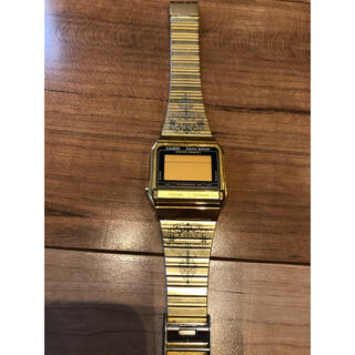 カシオ(CASIO)のカシオ レディースデジタルクォーツ腕時計 ゴールド(腕時計)