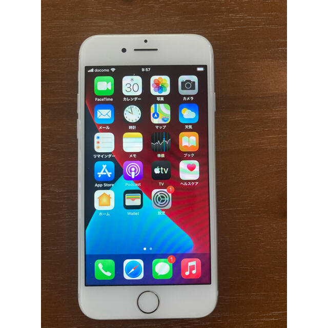 iPhone 7 Silver 128 GB SIMフリー バッテリー新品
