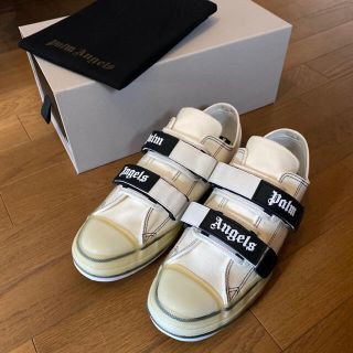 オフホワイト(OFF-WHITE)の新品未使用 27.5cm Palm Angels ロゴトラップスニーカー(スニーカー)