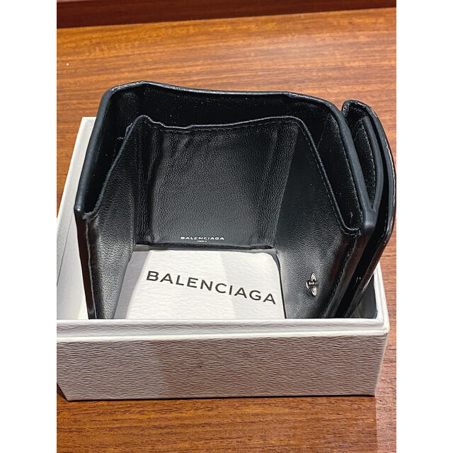 国内正規ブティック購入本物　Balenciaga財布everydayコンパクト黒 2