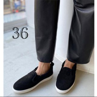 アパルトモンドゥーズィエムクラス(L'Appartement DEUXIEME CLASSE)のアパルトモン   CAMINANDO Mouton Sneakers 36(スリッポン/モカシン)