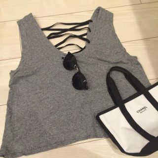 スライ(SLY)のSLY♡バッグレースアップ タンクトップ(タンクトップ)