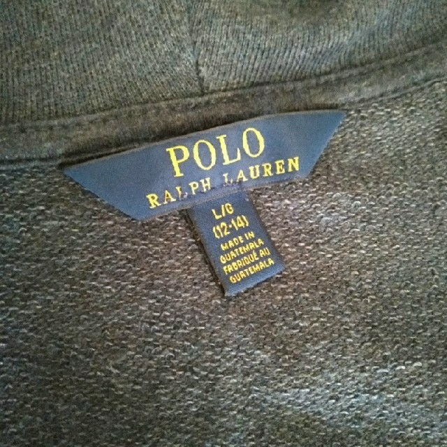 POLO RALPH LAUREN(ポロラルフローレン)のmocoB様専用♡ラルフローレン♡パーカー♡150♡ブルー×ピンク キッズ/ベビー/マタニティのキッズ服女の子用(90cm~)(ジャケット/上着)の商品写真