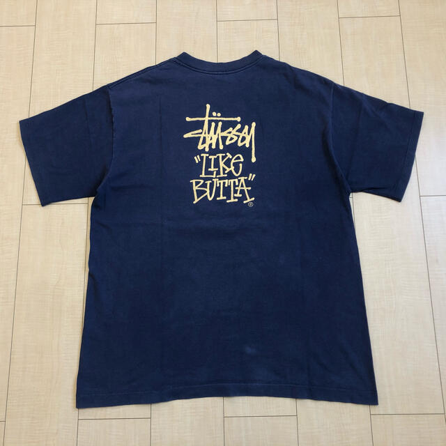 STUSSY(ステューシー)の激レア VINTAGE OLD STUSSY "LIKE BUTTA" 80s メンズのトップス(Tシャツ/カットソー(半袖/袖なし))の商品写真