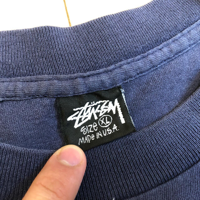 STUSSY(ステューシー)の激レア VINTAGE OLD STUSSY "LIKE BUTTA" 80s メンズのトップス(Tシャツ/カットソー(半袖/袖なし))の商品写真