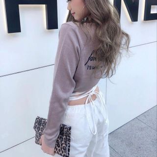 ジェイダ(GYDA)のジェイダ GYDA BACK LACE UPペグトップデニムパンツ(デニム/ジーンズ)