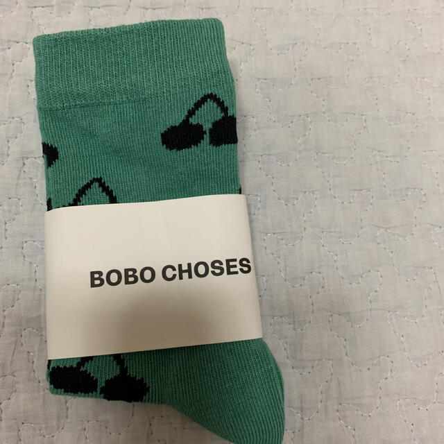 bobo chose(ボボチョース)のボボショセス bobo choses 靴下 ソックス チェリー　16.5〜18㎝ キッズ/ベビー/マタニティのこども用ファッション小物(靴下/タイツ)の商品写真