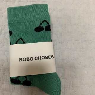 ボボチョース(bobo chose)のボボショセス bobo choses 靴下 ソックス チェリー　16.5〜18㎝(靴下/タイツ)