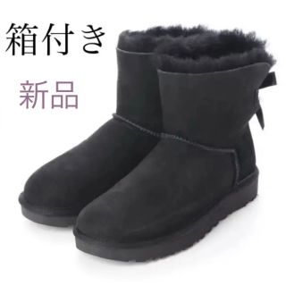 アグ(UGG)の【新品】UGG アグ ムートンブーツ Mini Bailey Bow II (ブーツ)