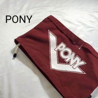 ポニー(PONY)のpony 折り畳みハンドバッグ　ジップ式　大容量(トートバッグ)