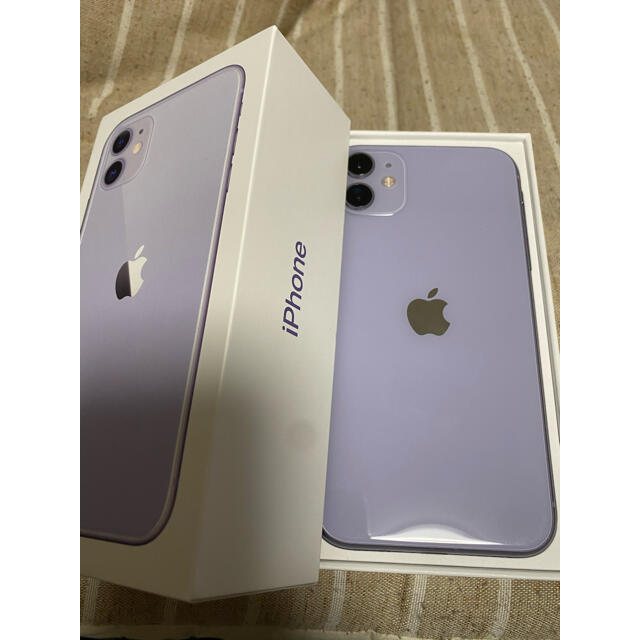 Apple - 専用iPhone11本体　パープル128GB SIMフリー