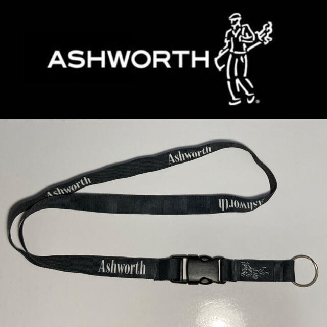 Ashworth(アシュワース)のASHWORTH GOLF ネックストラップ　アシュワース　ゴルフ　スマホ　財布 スマホ/家電/カメラのスマホアクセサリー(ネックストラップ)の商品写真