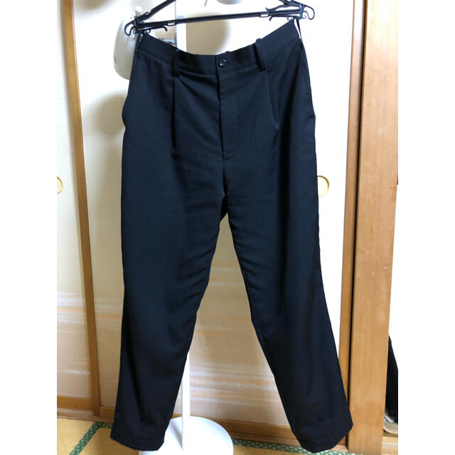 Graphpaper selvage wool tapered slacks 1