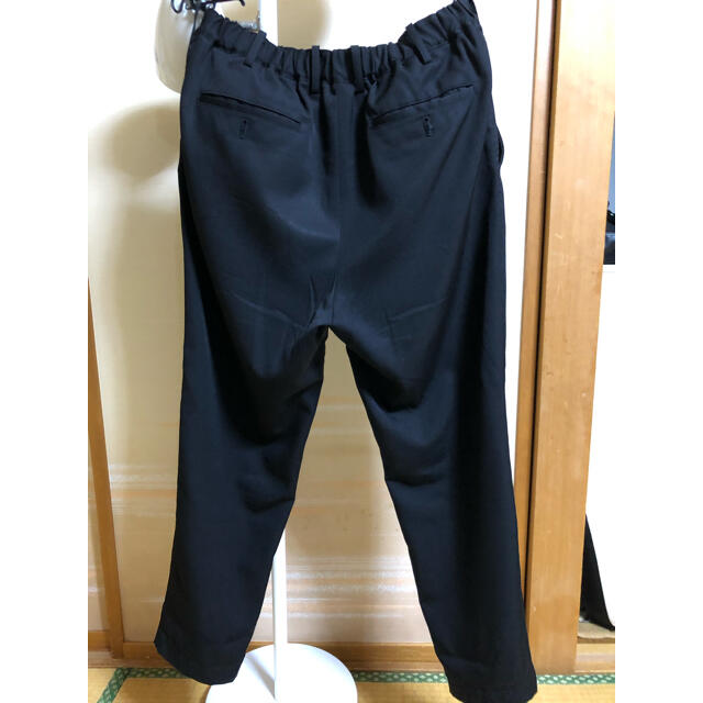 Graphpaper selvage wool tapered slacks 2