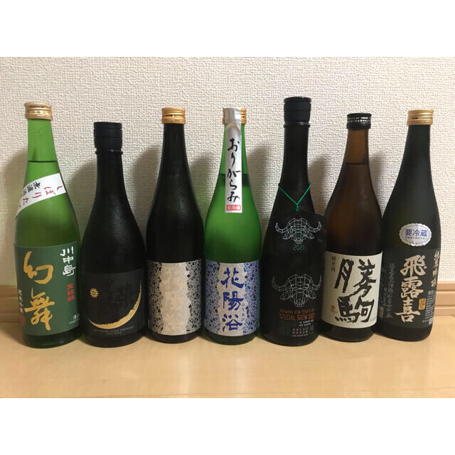 レア日本酒四合瓶7本セット