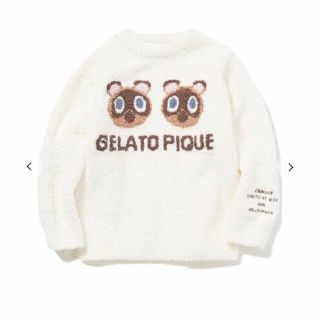 ジェラートピケ(gelato pique)のジェラートピケ　あつまれどうぶつの森 つぶまめジャガードkidsプルオーバー(その他)