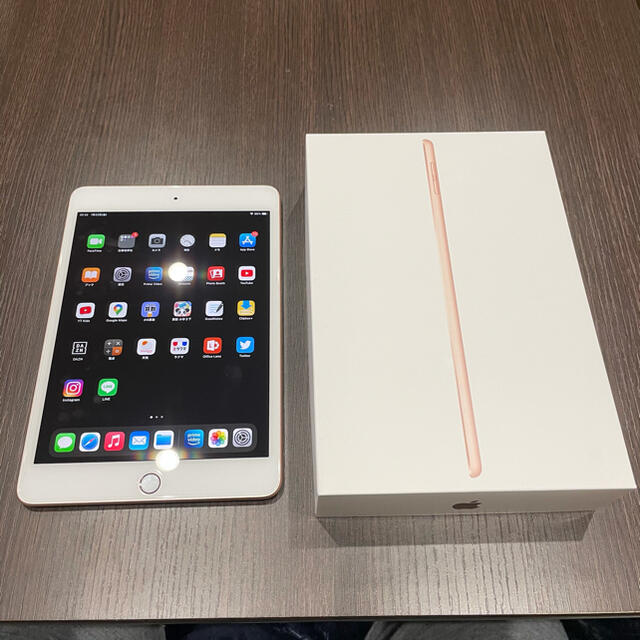 タブレットipad mini 5 apple ゴールド　64GB