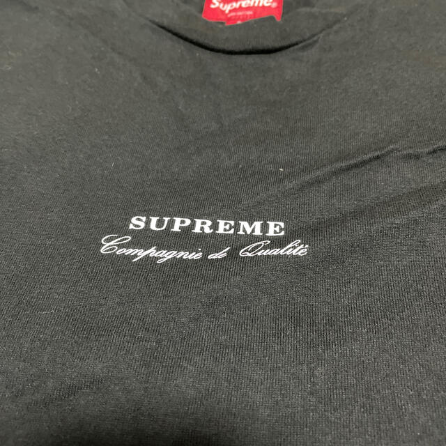 Supreme(シュプリーム)のSupreme 19ss Qualite Tee Tシャツ 黒色 Sサイズ メンズのトップス(Tシャツ/カットソー(半袖/袖なし))の商品写真