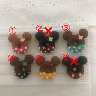 スワロフスキー(SWAROVSKI)のSWAROVSKI マスクピアス マウス型水玉ドーナツ(チャーム)