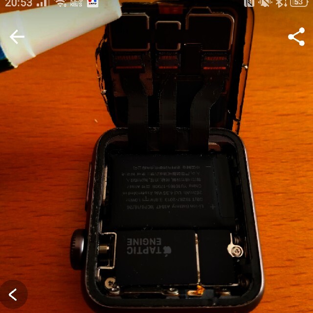 Apple Watch(アップルウォッチ)の【KKF様専用】Apple Watch Series3 ジャンク スマホ/家電/カメラのスマートフォン/携帯電話(その他)の商品写真