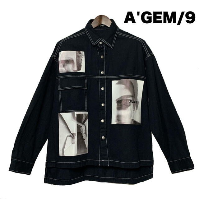 39GEM9カラーA'GEM/9 長袖シャツ　　vintage