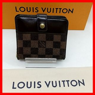 LOUIS VUITTON - 【良品】ルイヴィトン ダミエ エベヌ コンパクト ...