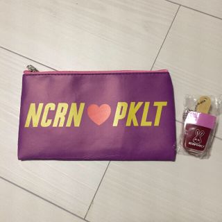 ピンクラテ(PINK-latte)のNCRN♡PKLT ピンクラテ✖︎ニコウサ ポーチ&アイスリップ(ポーチ)