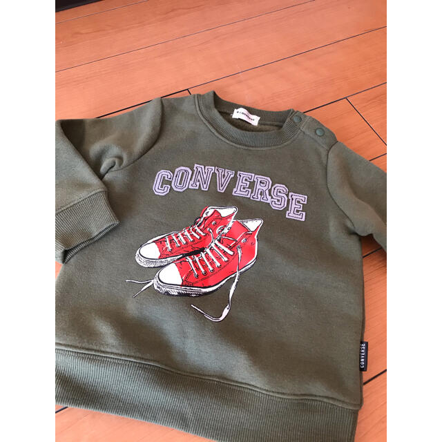 CONVERSE(コンバース)の☆キッズ【CONVERSE コンバース】トレーナー（90） キッズ/ベビー/マタニティのキッズ服男の子用(90cm~)(Tシャツ/カットソー)の商品写真